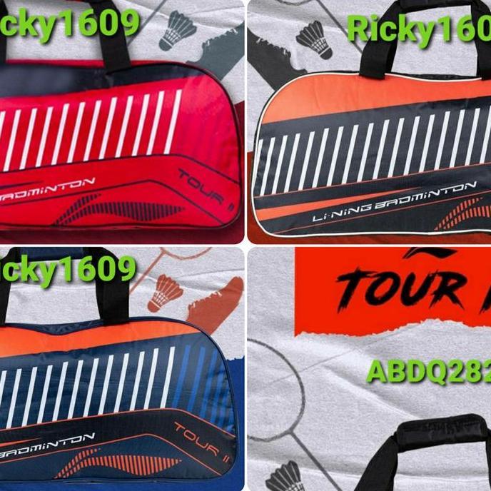 TAS BADMINTON LINING ABDQ282 TOUR II (THERMO BAG 2R) KOTAK - ORIGINAL Terlaris