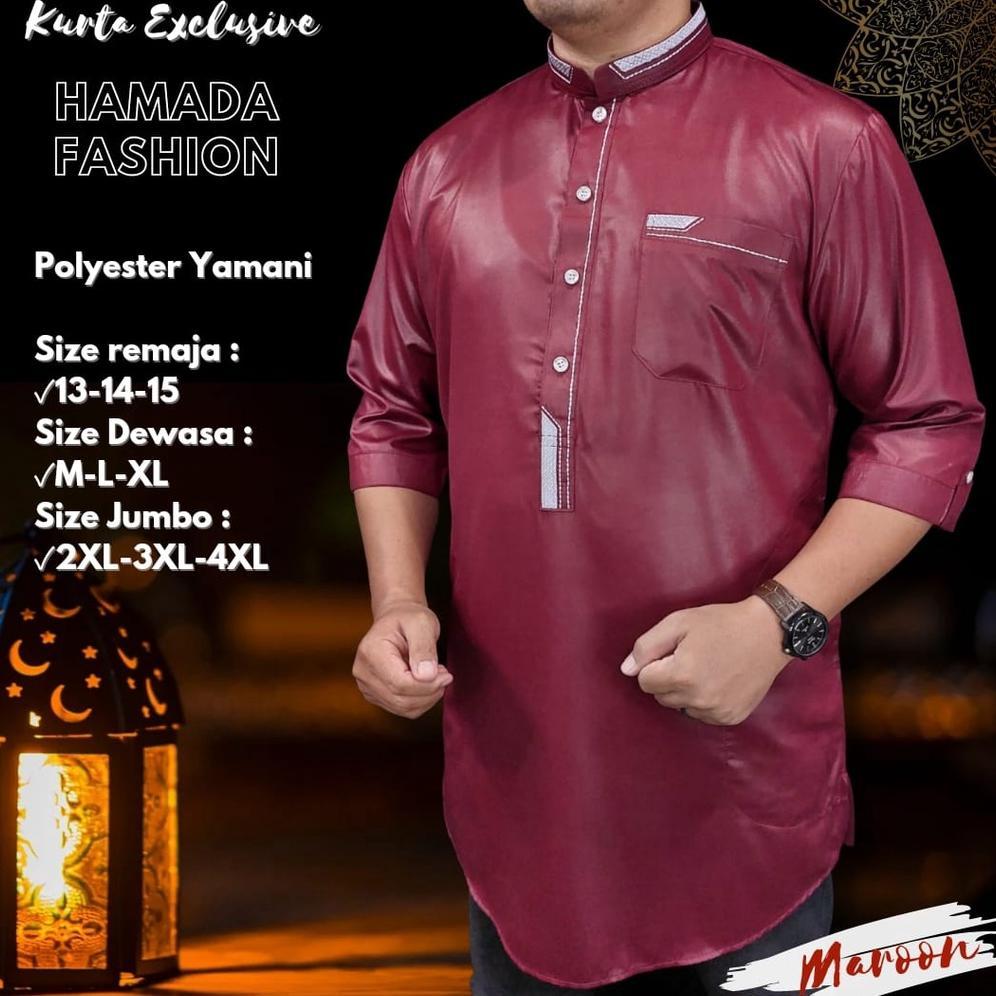 Arjuna - Kurta Polyester Hamada Fashion / Kurta Premium / Kurta Hamada Modern / Kurta Pakistan - Sho