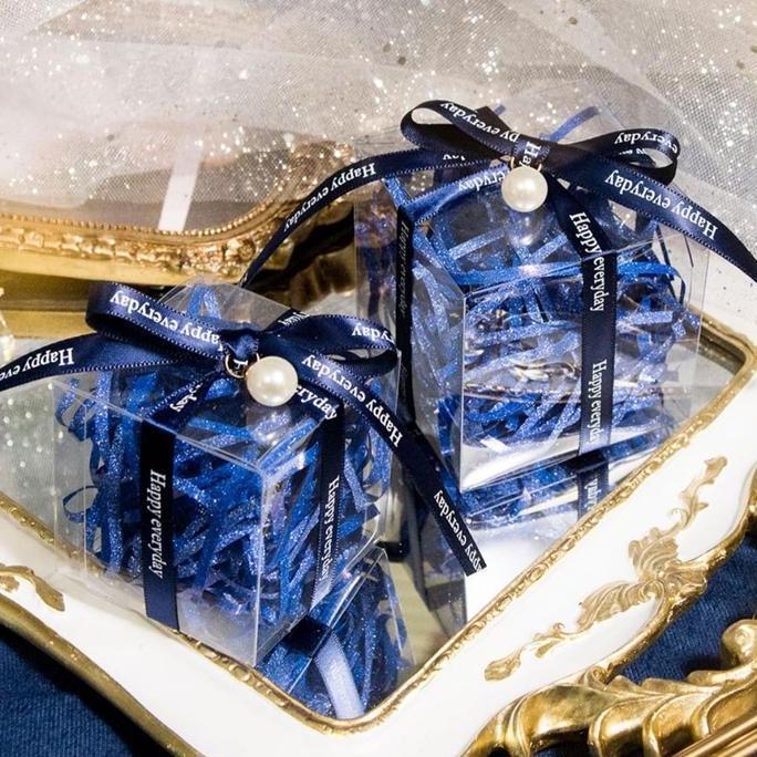 Dus Chiffon Mini/Box Korean Cake Mika/Cake Box Mini Mika Transparan