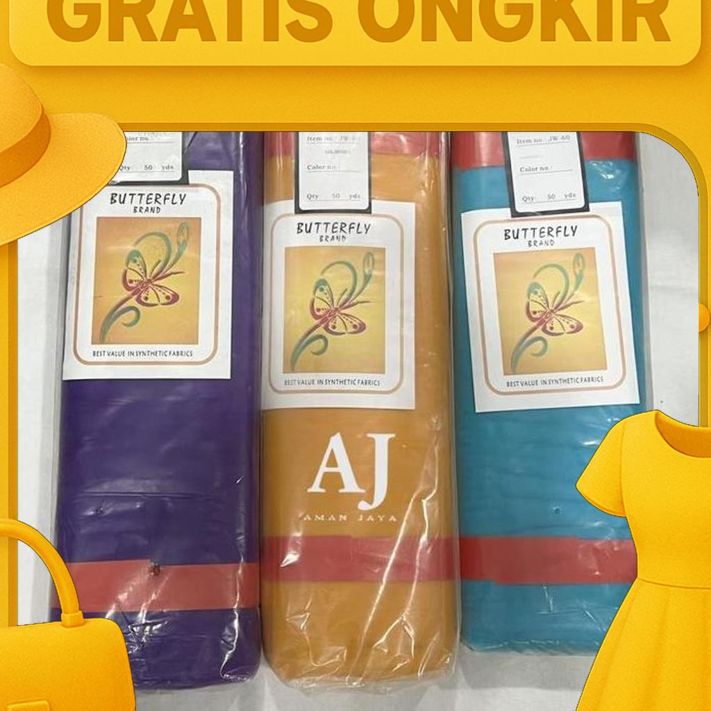 Kain Tile / Kain Tulle Polos Gulungan 1 Roll