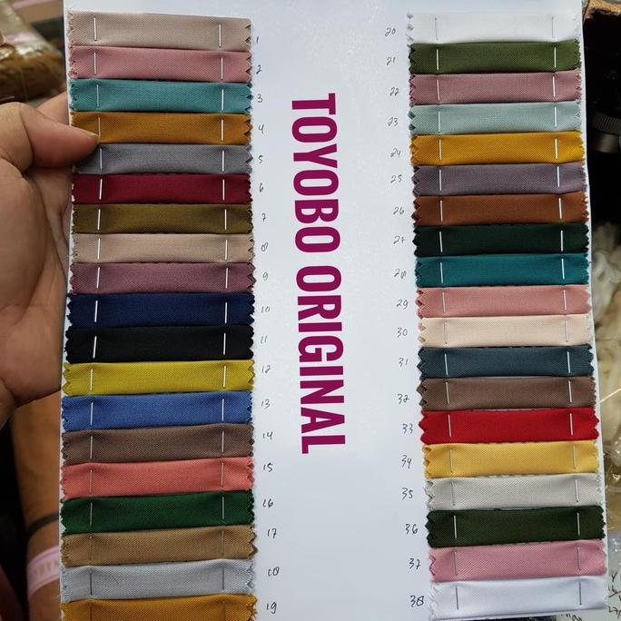 BAHAN TOYOBO / KAIN POLOS/ BAHAN KEMEJA /bahan katun/ cotton