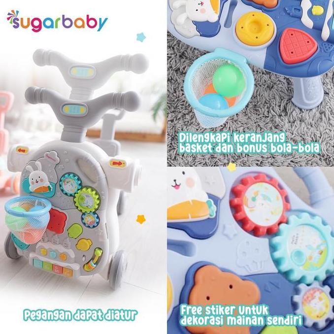 Sugar Baby Activity Walker 5 in 1 Ride On Scooter Baby Push Walker