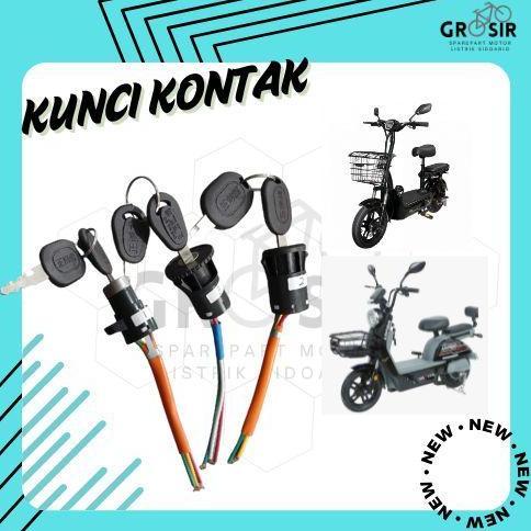 NB SATU Set Kunci Kontak Universal Sepeda Listrik / Skuter Listrik / Motor Listrik