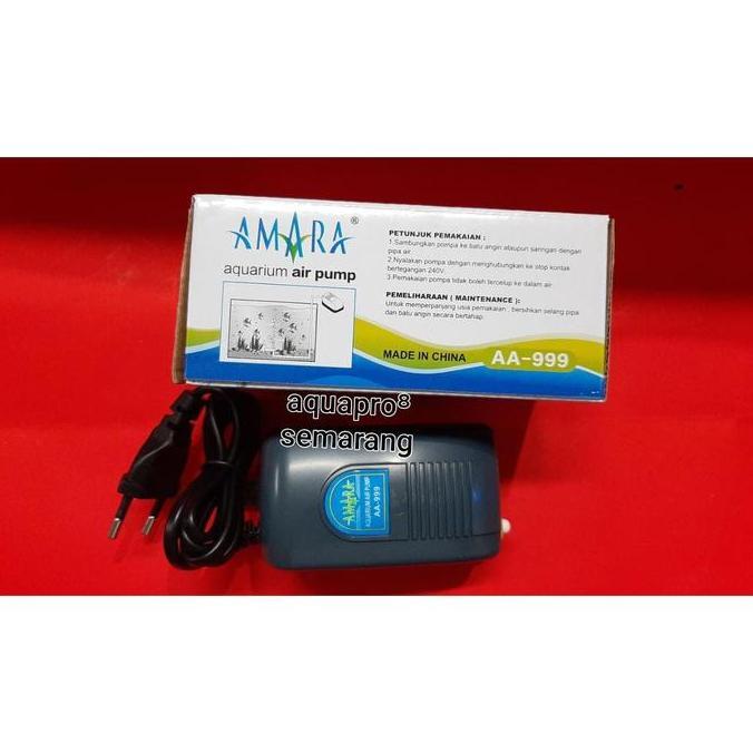 Pompa Udara Aerator Satu Saluran Amara Airpump AA999 (AA 999)
