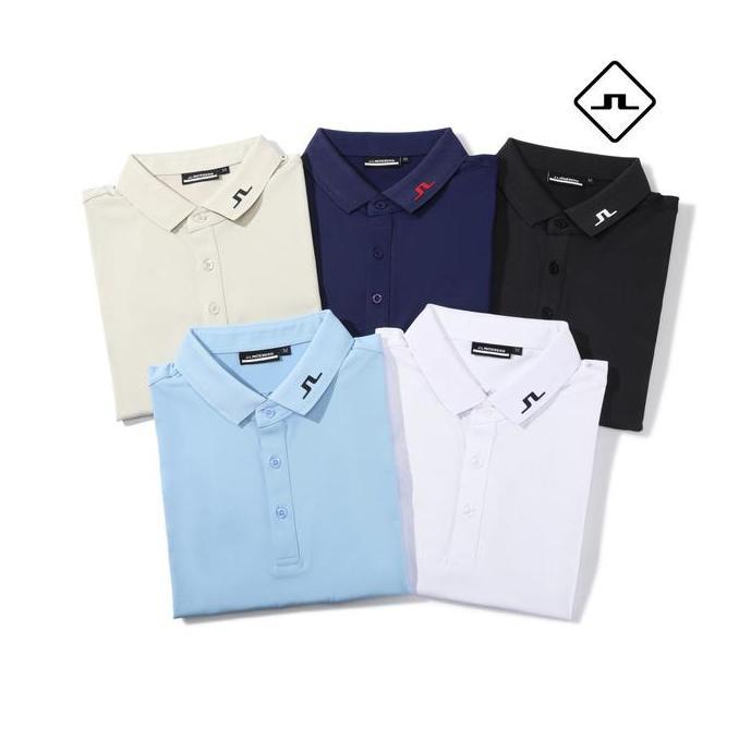Baju Polo Shirt Golf Pria Kaos Kerah Golf Polyester JL KV Bridge