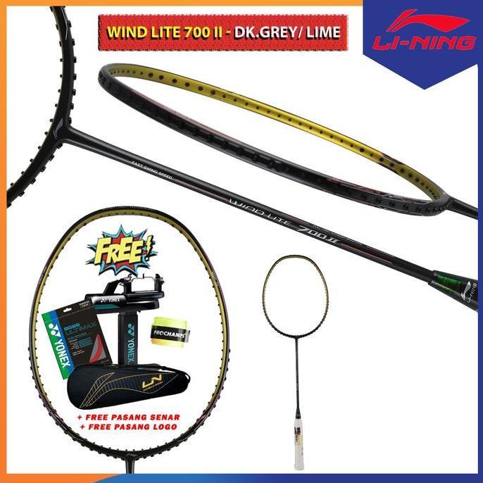 LINING Wind Lite 700 II Raket Badminton Original