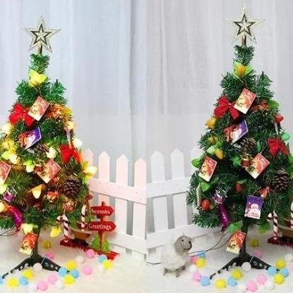 Pohon Natal Lengkap Hiasan Ukuran 150cm / Pohon Natal 5 Kaki Set Hiasan Lampu