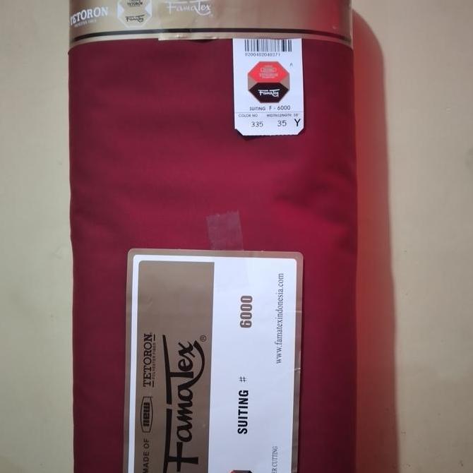 New- Harga Roll kain Bahan Famatex Asli seragam sekolah