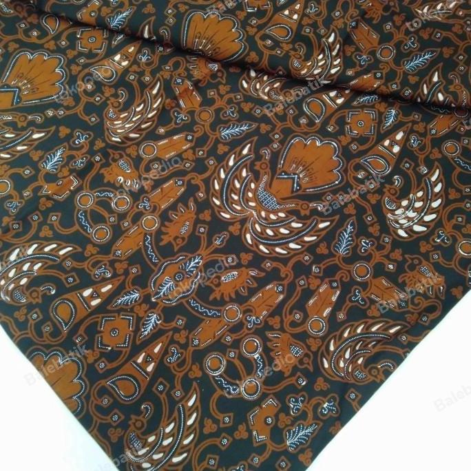 Kain jarik batik panjang sogan jogja kombinasian sido mukti ireng