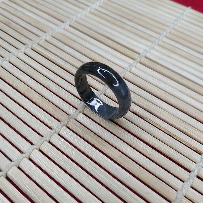Black Ink Ring Jade (CLEAR)