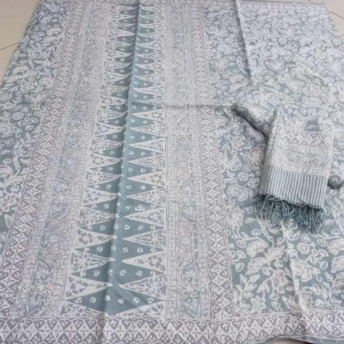 Kain batik sarimbit couple batik fariza cirebon doby cerah soft 01