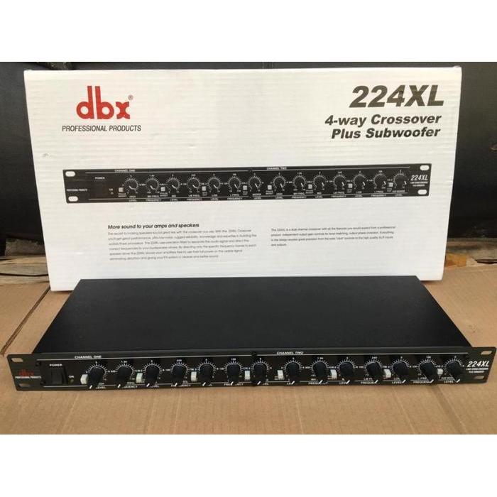 Crossover Dbx 224 Xl / Dbx 224Xl + Subwoofer Grade A Original Dan Terpercaya
