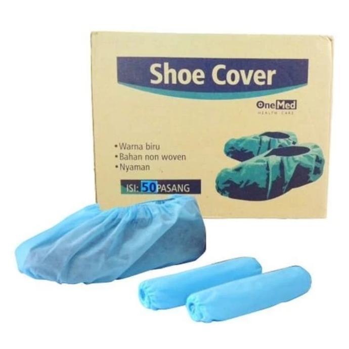 TERBARU cover sepatu medis, shoes cover disposable, disposable shoe cover 50ps