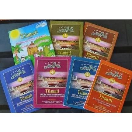 Original Kitab Tilawati Pretelan Jilid 1- 6