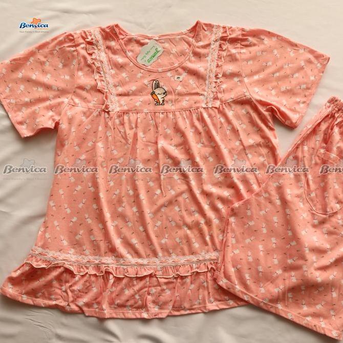 YUMICO BAJU TIDUR CELANA PENDEK XL PREMIUM YUMICO - B Dewasa Kaos Panjang Wanita Piyama Motif Setela