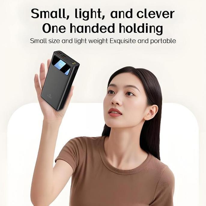 Lubic Power Bank 40000Mah 4 Usb Fast Charging Lampu Berkemah Portabel