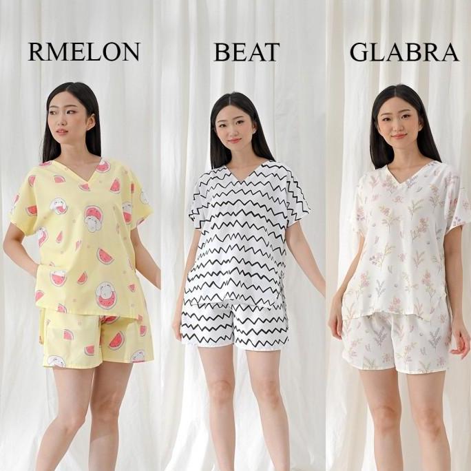 Jennie Set Cotton Collection - Meliana Liu Official Pajamas, Piyama, Baju Tidur