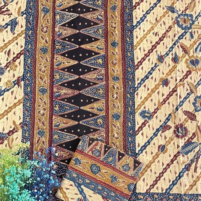 Kain batik cirebon sarung batik fariza katun tulis cerah pria wanita 1