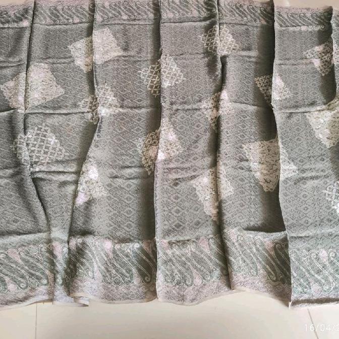 kain batik khas trusmi cirebon motif 3d ta dimensi viscose semi sutra wanita