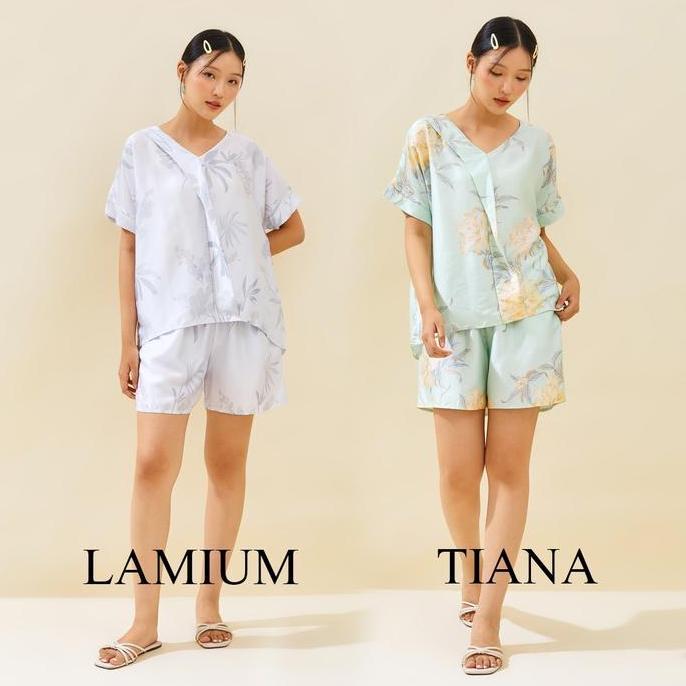 Meghan Set Silk/Tencel Collection - Piyama/Pajamas/Baju Tidur Meliana Liu Official