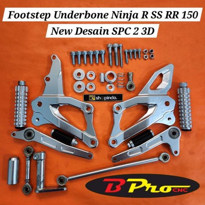 Footstep Underbone Bpro Ninja R Ss Zx Rr Mx King R15 V3 Cbr 150 Full Cnc Original B Pro