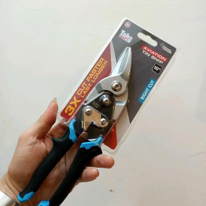 Toho Gunting Baja Ringan 10" Cut Aviation Tin Snip / Gunting Holo Toho / Gunting Toho