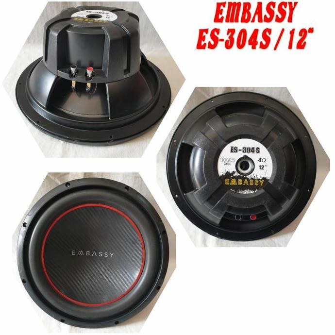 TERMURAH - subwoofer embassy 304
