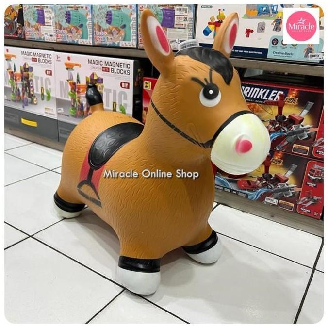 Mainan Anak Kuda Kudaan Karet tebal musik