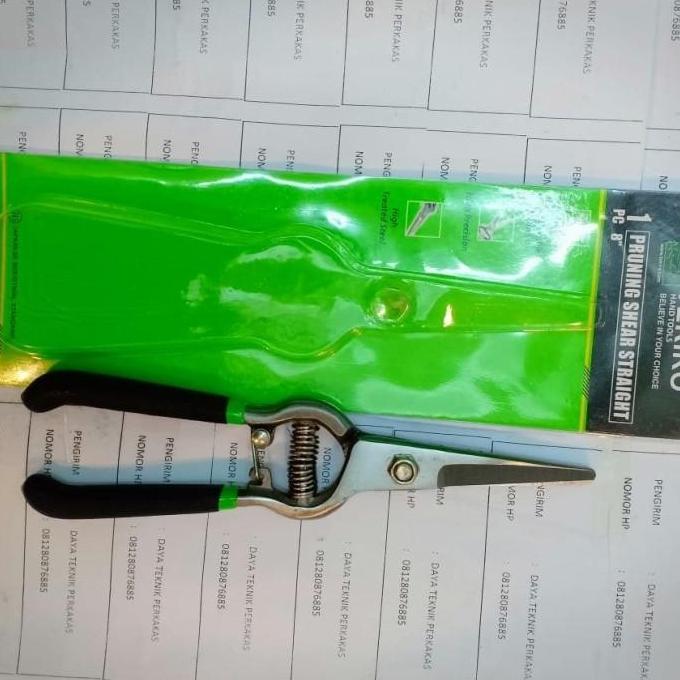 Dt Tekiro - Gunting Dahan Lurus 8" Tekiro - Gunting Bongsai - Gunting