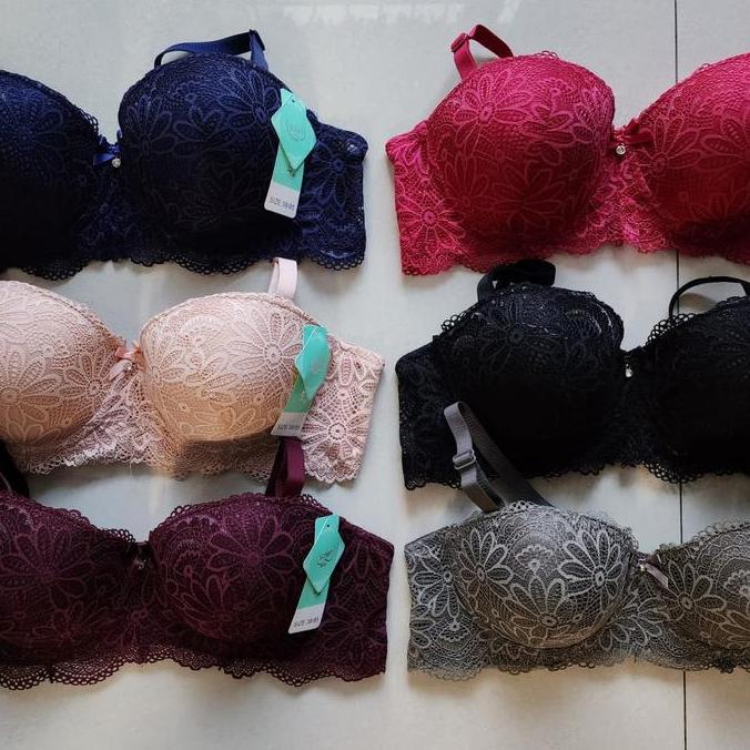 Murah BRA SCALEN SECRET 811 HALF CUP - BRUKAT - BUSA TIPIS - BERKAWAT- CUP B Non COD