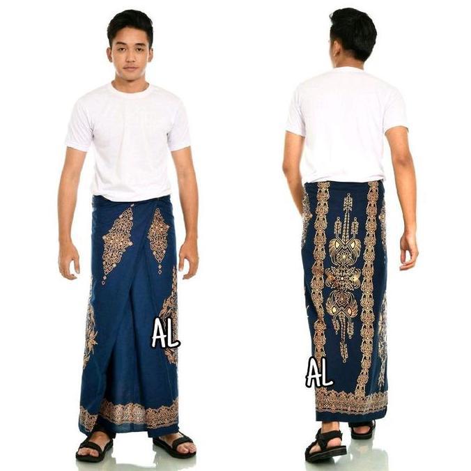 Diskon Sarung Batik Motif Busur Warna Hitam