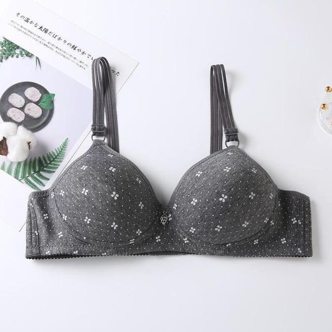 Murah Bra Wanita Cup Besar Motif Bunga Kecil Bh Big Size Korean Non COD