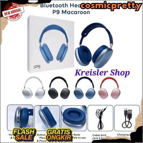 Best Seller P9 Headset Bluetooth P9 Macaron Headset Classy Headset Wireless