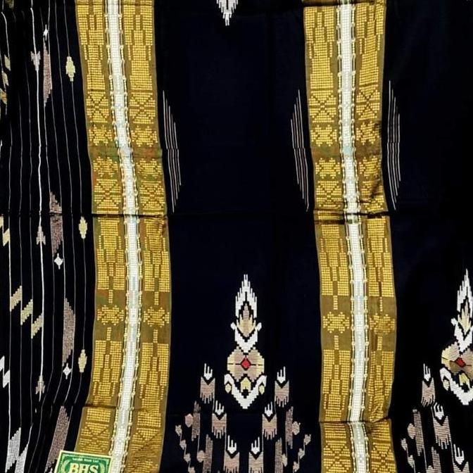 New- SARUNG BHS SGE HITAM LIMITED SUTRA SPUNSILK 210 GOLD ORIGINAL