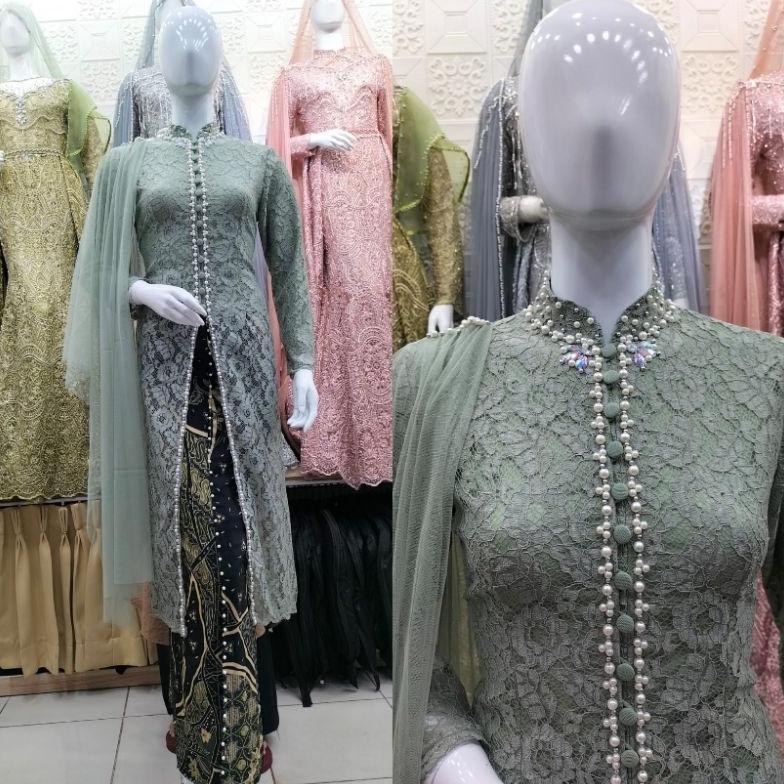 baju besan / kebaya ibu hajat / kebaya brokat tunik