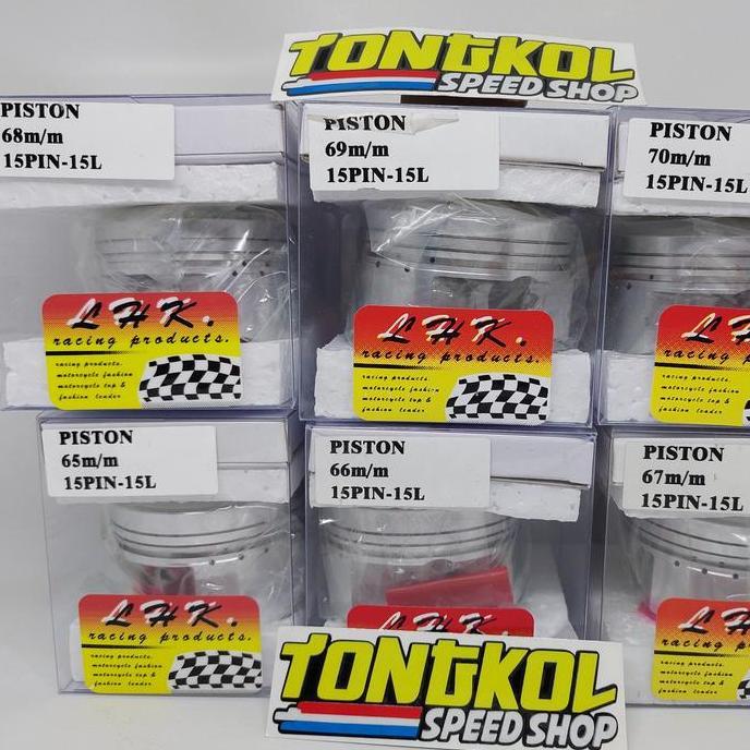 PISTON LHK PIN 15 UKURAN 65,66,67,68,69,70MM ORIGINAL THAILAND