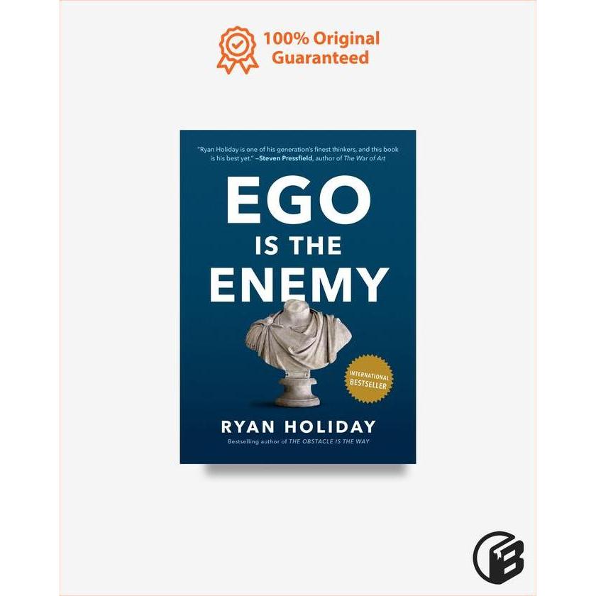 Buku Import Ego Is The Enemy By Ryan Holiday (Original Paperback) Kualitas Terbaik Harga Termurah