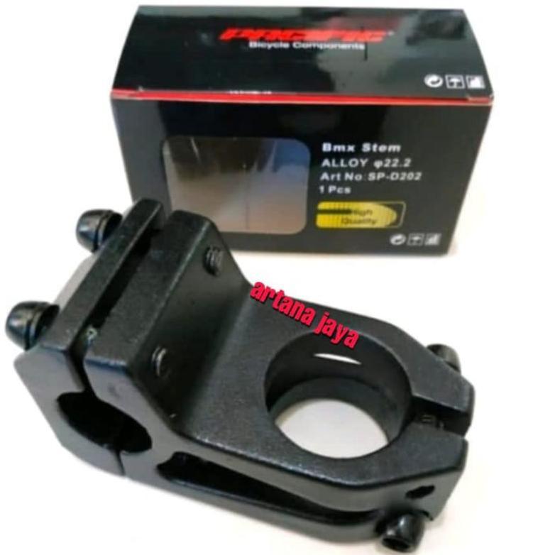 dudukan stang sepeda BMX pacific Alloy hitam sepeda BMX ukuran 20 202spd /penjepit stang sepeda bmx
