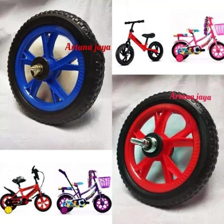 Roda Ban busa mati sepeda anak 12 in Roda sepeda 12 x 1/2 2.1/4 in cocok untuk semua sepeda anak 12 