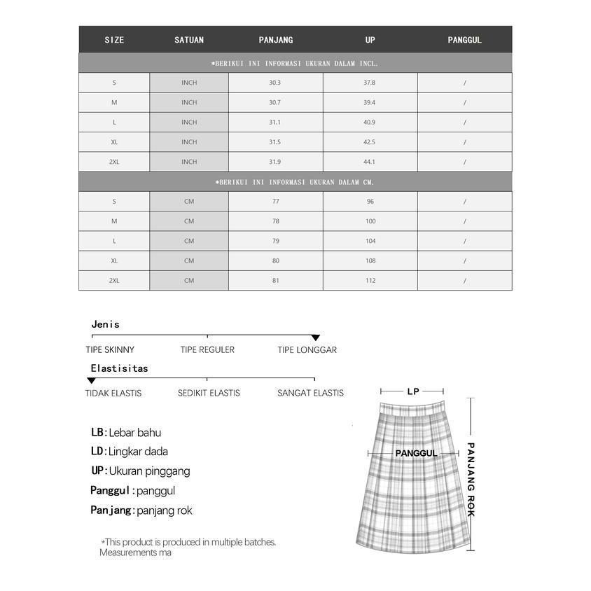 Rok Tutu Midi Wanita Hitam Motif Bunga 4450 MEIN