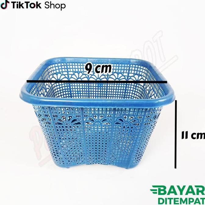 24 PCS Wakul Kotak / Jaring Nasi / Besek Hajat / Berkat / Keranjang Persegi