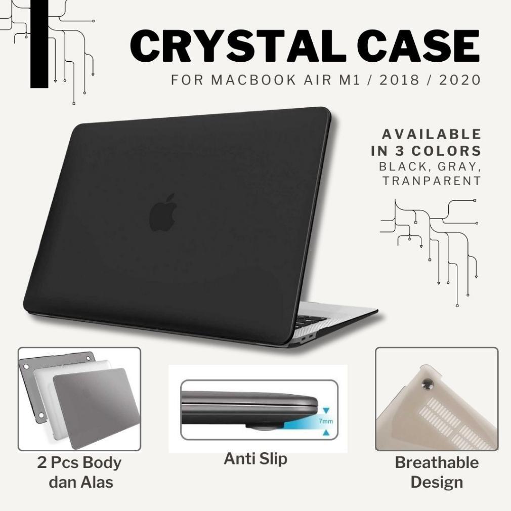 Hard Case Pelindung Macbook Air M1 / 2018 / 2020 Clear / Transparan