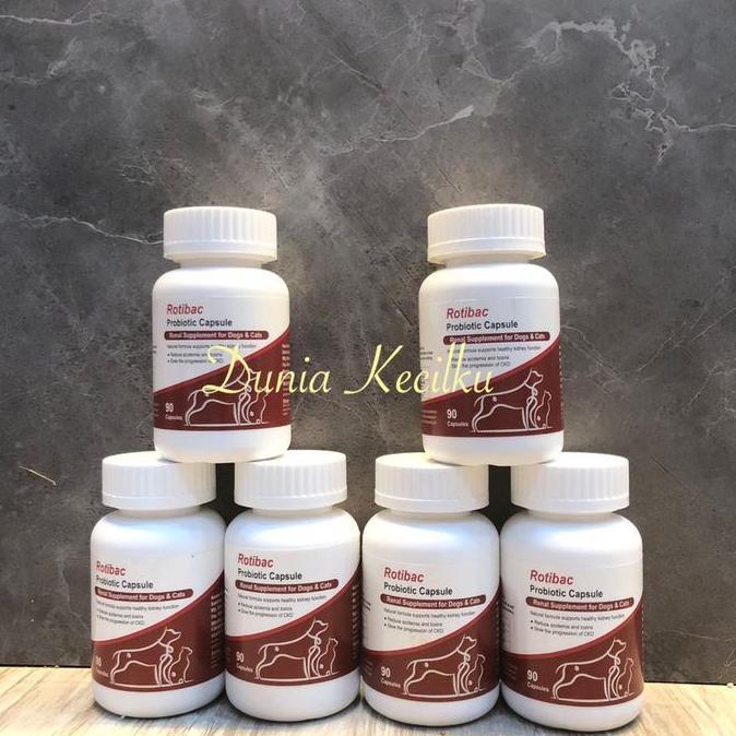 Rotibac Ginjal Probiotic Kapsul Suplemen Ginjal Kucing Anjing 1 Botol
