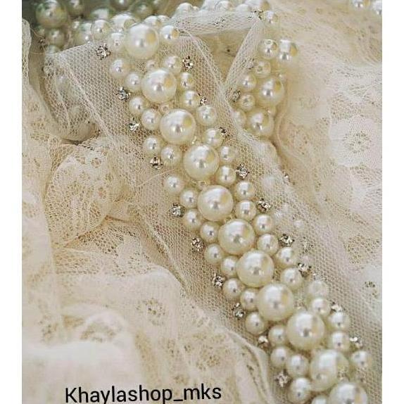 Payet Rangkai Mutiara Rangkai Renda Mutiara Payet Mutiara