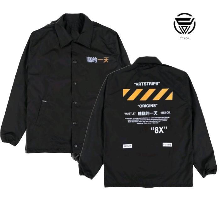 Jaket Coach Pria Erigo Jpn Osaka//Jaket Pria Casual //Jaket Parasut Premium//Jaket Windbreakers Terl