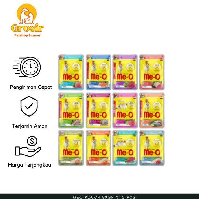 DITAMENSEE - MEO SACHET ADULT/KITTEN 8GR DUS 12PCS - WET FOOD CAT FOOD