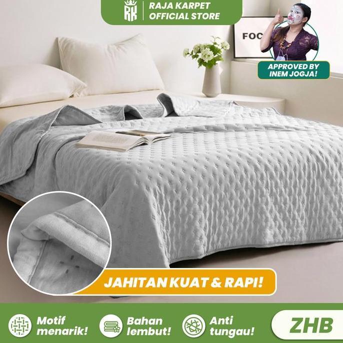 RAJA X INEM Selimut Polos Halus & Lembut Bahan Kain Microtex & Dacron (Hanya Selimut)
