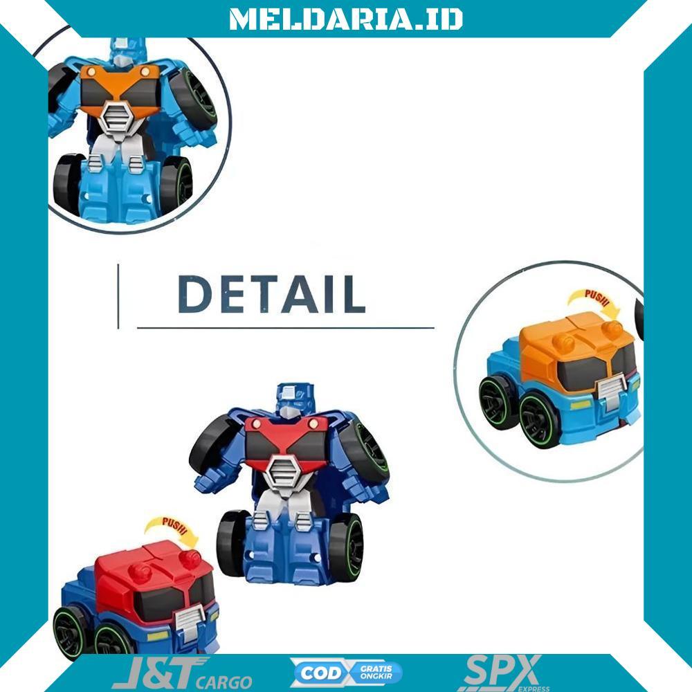 Mainan Stasion Deformation Robot Mobil Berubah Mainan Anak Laki Laki Kado Ulang Tahun
