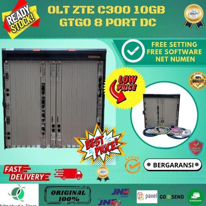 TERBARU - OLT ZTE C300 10GB GTGO 8PORT DC