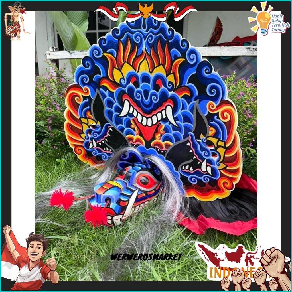Barongan Anak Kedirian Barongan Kayu Barongan Devil Barongan Caplokan Legkap Kemul Bonus Klinting Co